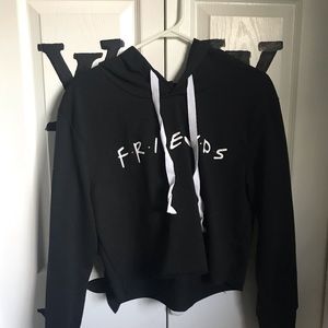 Friends crop hoodie WORN TWICE